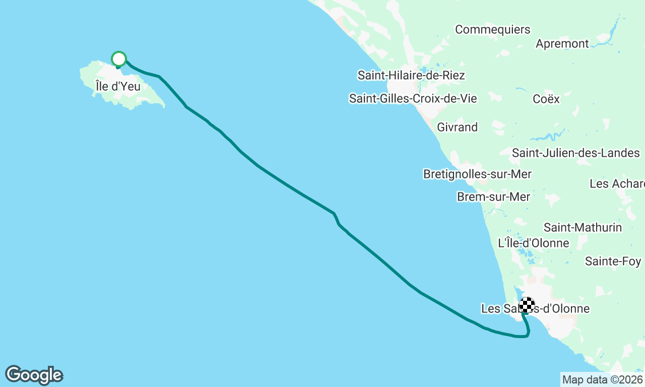 Ile D’Yeu to Sables