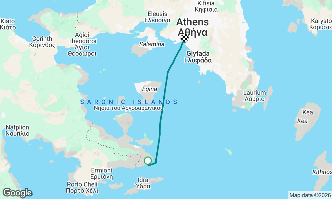 Soupia to Athens