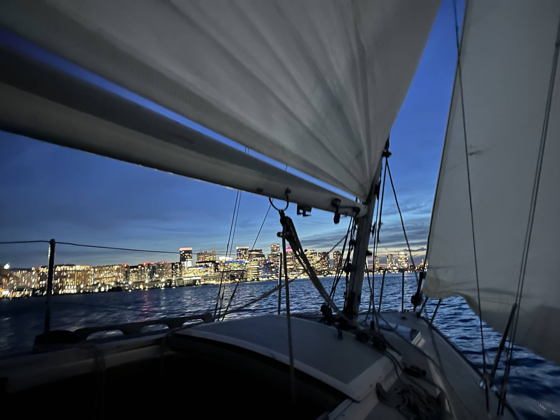 Boston light-- dock UNDER SAIL at night --why not!_C8E4B886-108B-4BC7-B47C-7B70365C0D3D