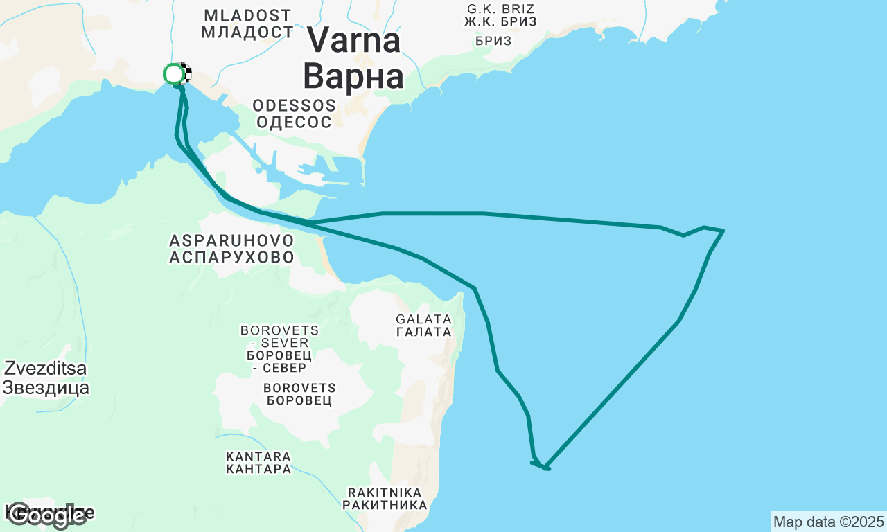 Voyage map