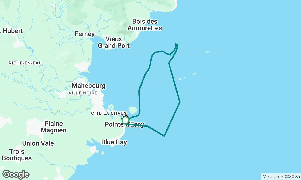 10 MN sur pirogue a Mauritius Island 