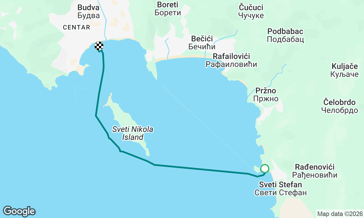 Voyage map