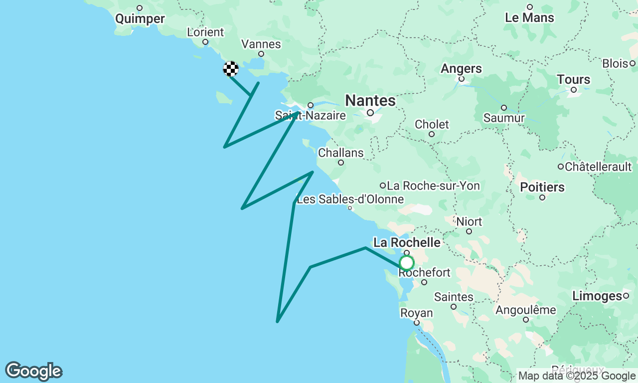 La Rochelle Roads to Quiberon Roads