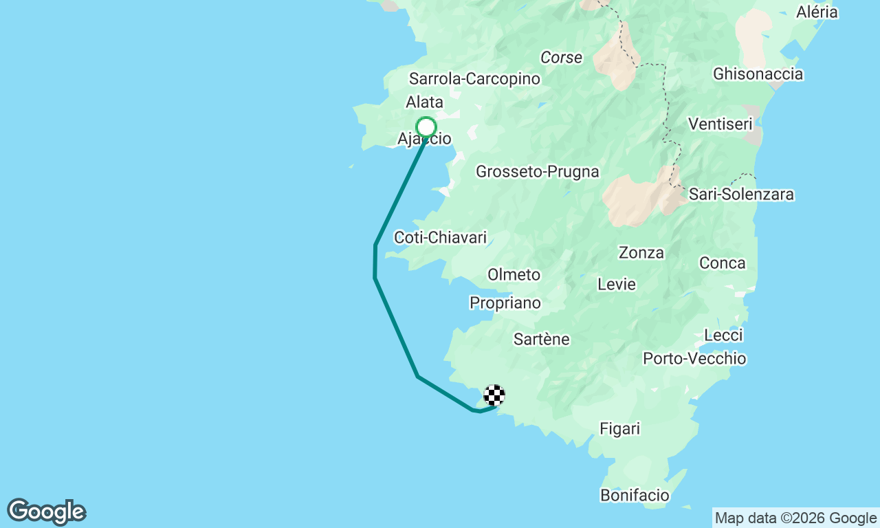 Voyage map