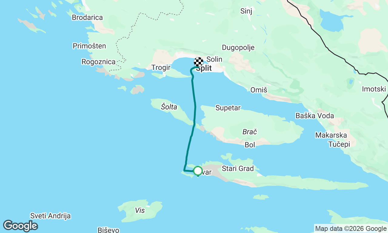 Voyage map