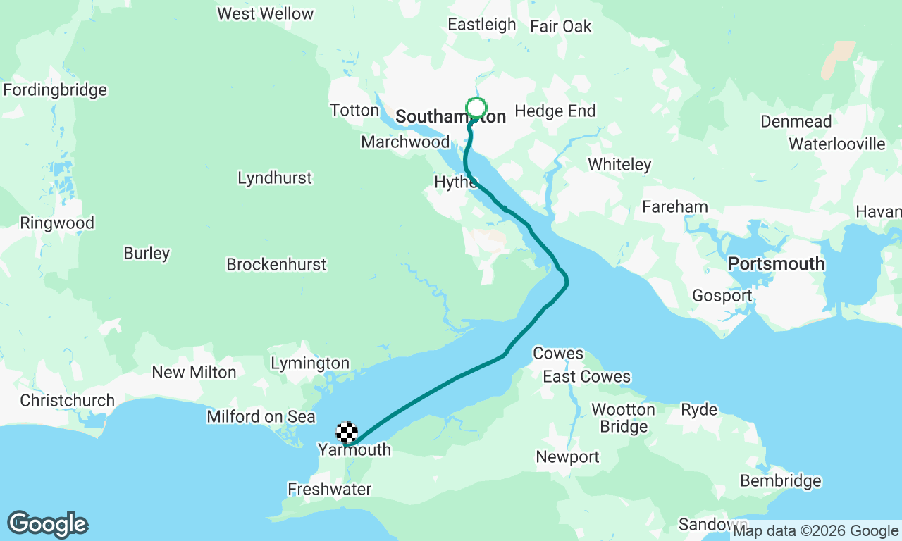Elite - Day 1 Shamrock Quay to Yarmouth