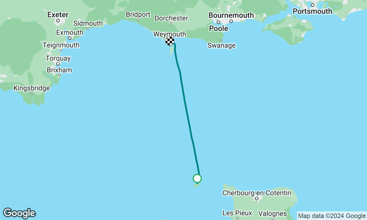 Alderney to Portland 