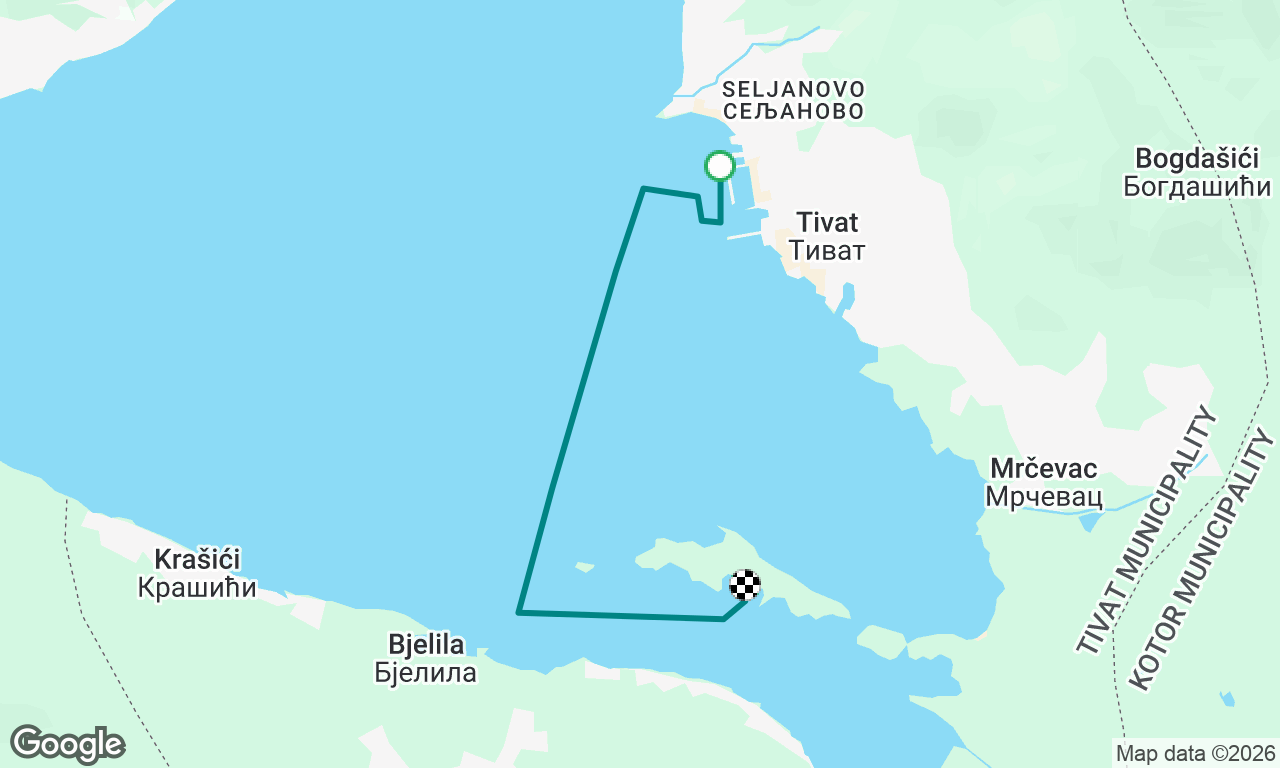 Porto montenegro to Stevi Stefan