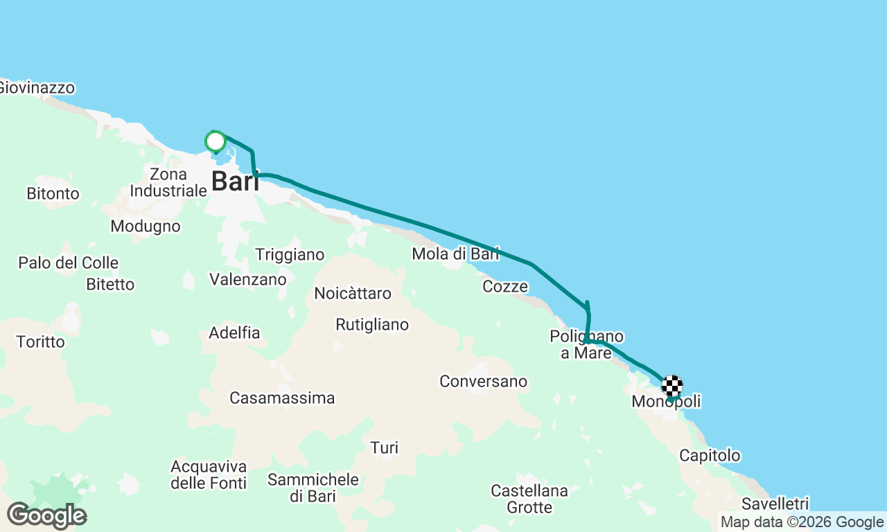 Voyage map
