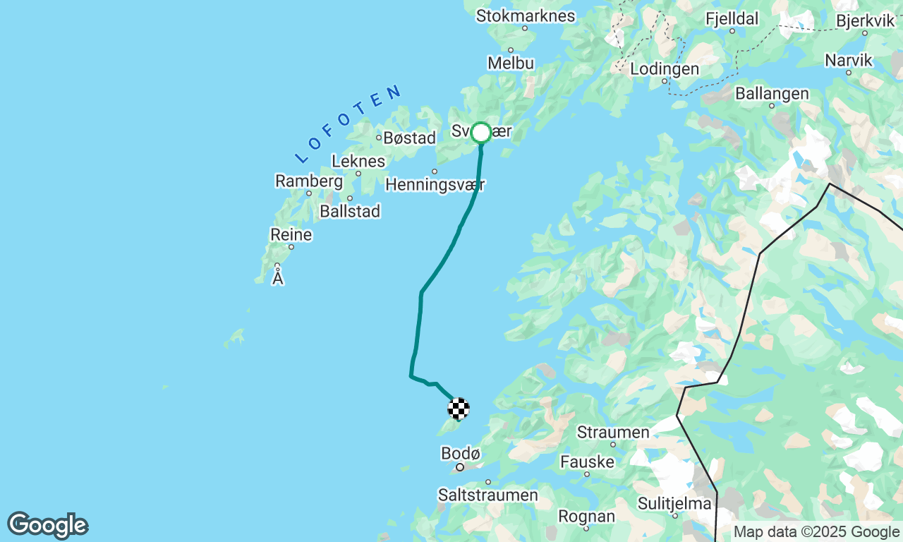 Svolvær to Flam leg 1