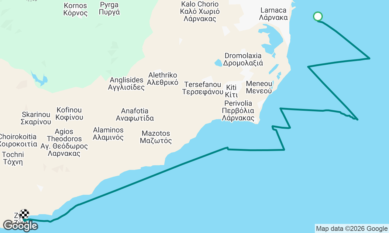 Larnaca to Zygi