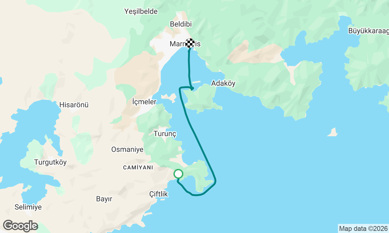 Sarı Mersin Koyu - Marmaris