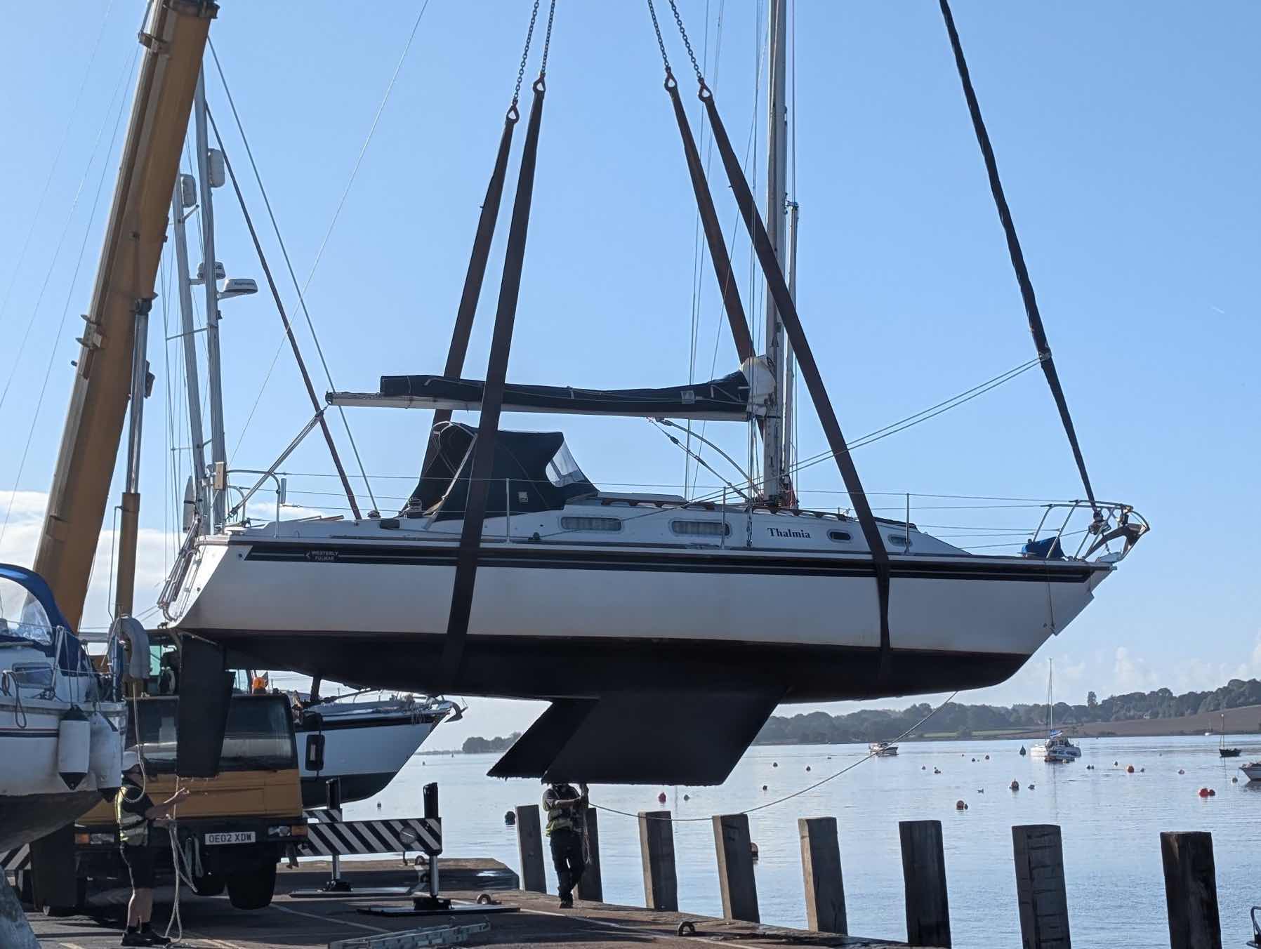 Winter layup at Topsham_26843327-529D-457B-9643-46803B61D706