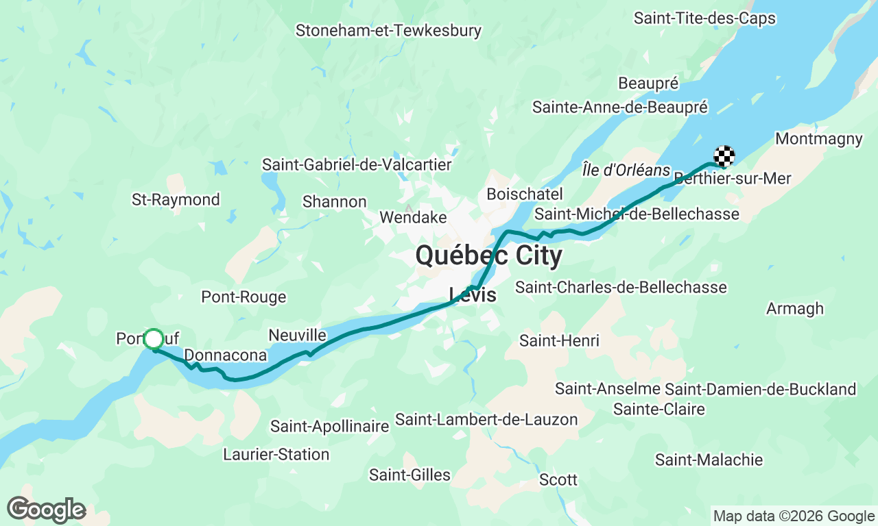 leg 2 Port Neuf/Berthier sur Mer *Compostelle 