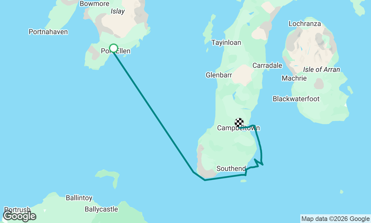 Port Ellen to Campbeltown