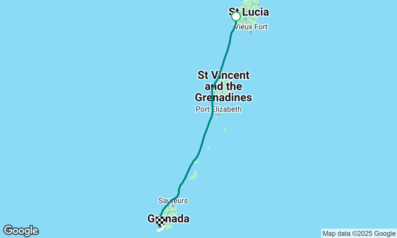 St Lucia to Grenada 