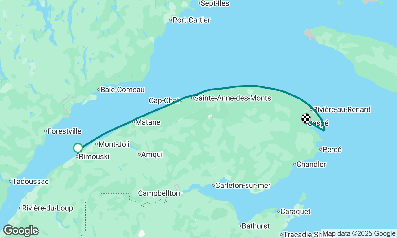 Convoyage Rimouski-Gaspé