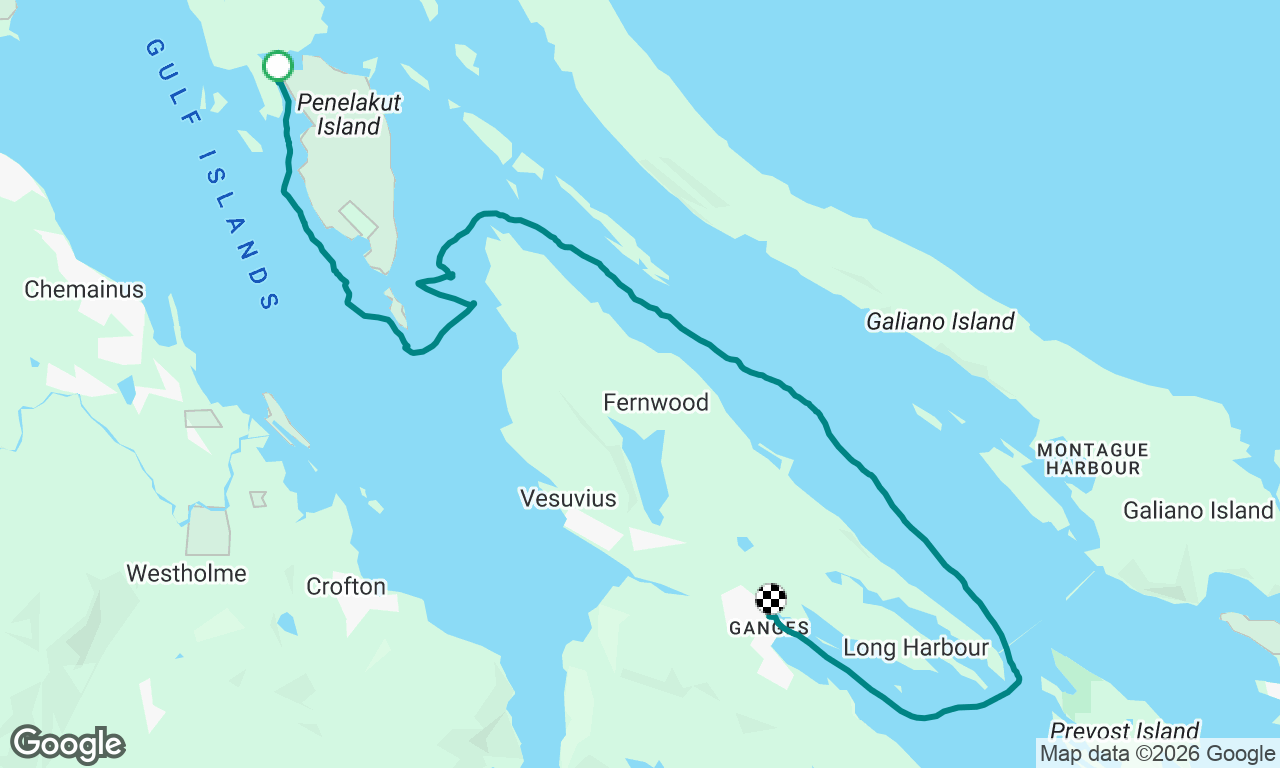 Day 2 sailing in the gulf islands 