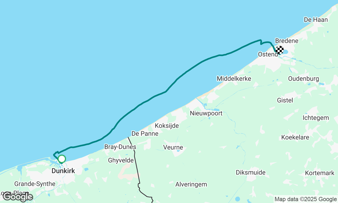 Dunkirk to Ostend 