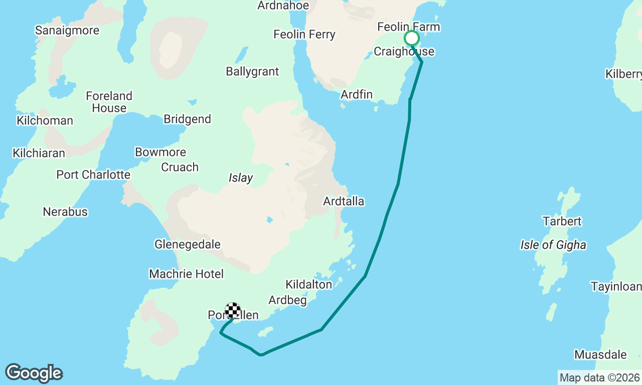 Craighouse to Port Ellen