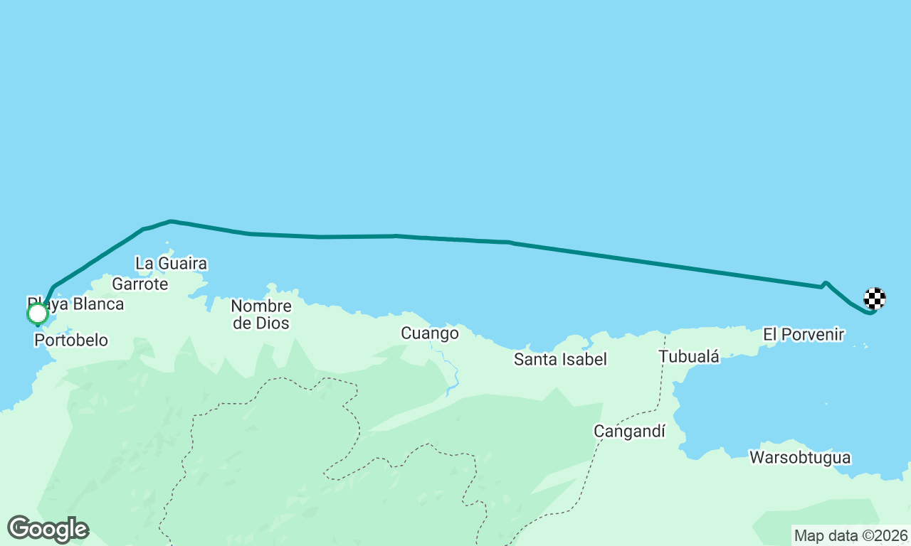 Voyage map