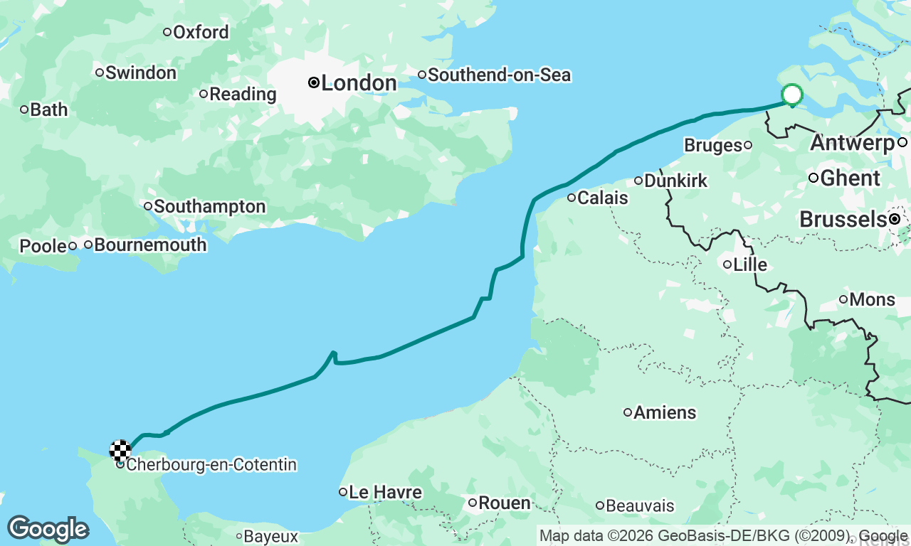 Delivery from Breskens to Cherbourg