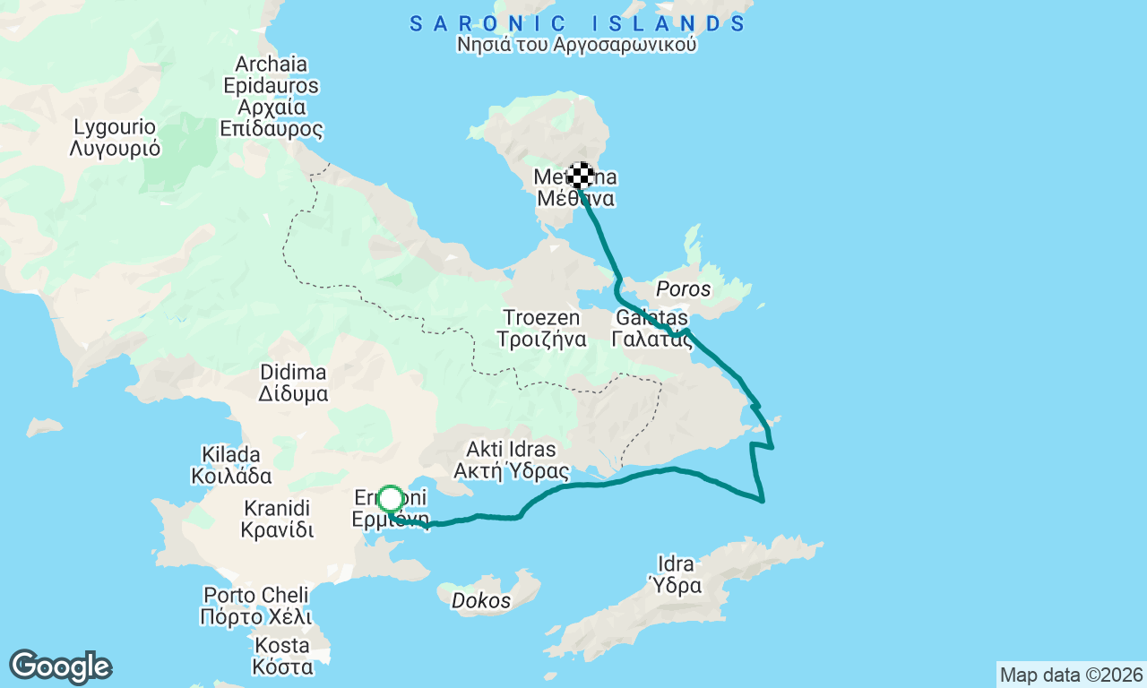 Voyage map
