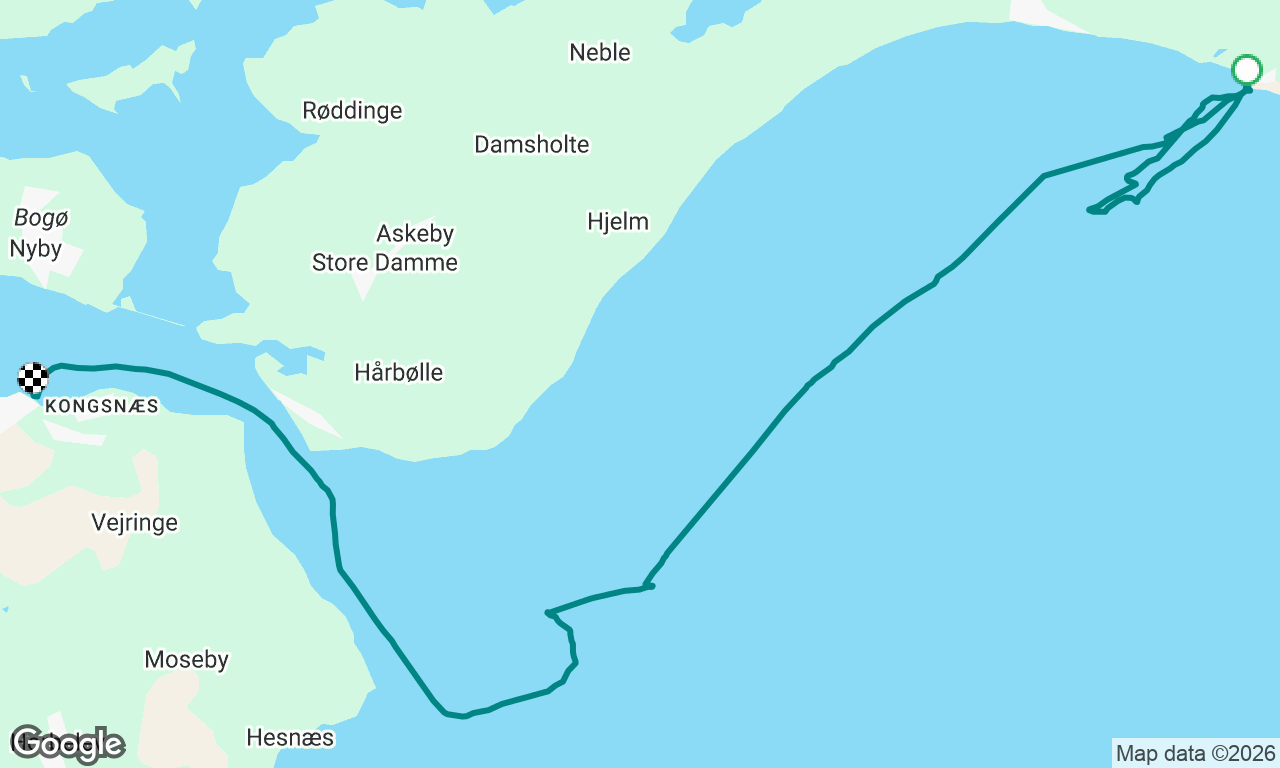1st day of sailing in Denmark