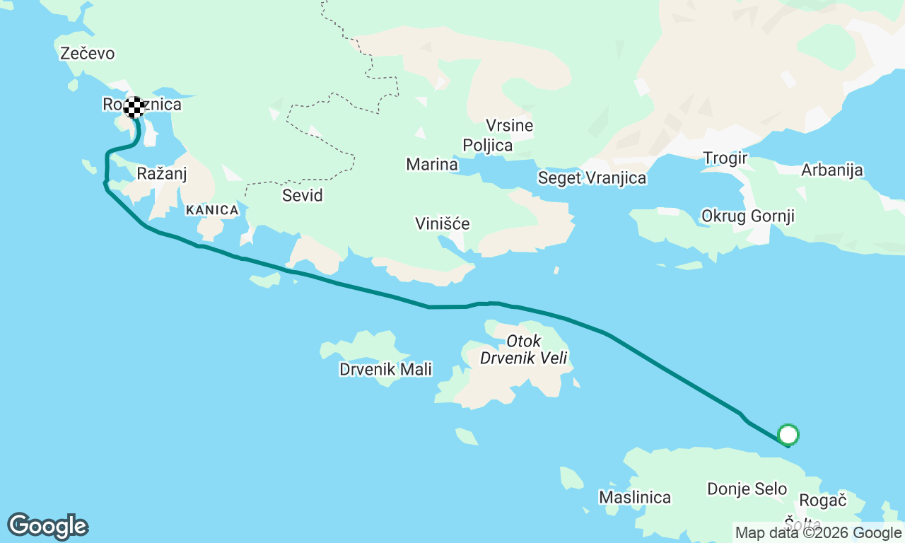 Rogac to Rogoznica