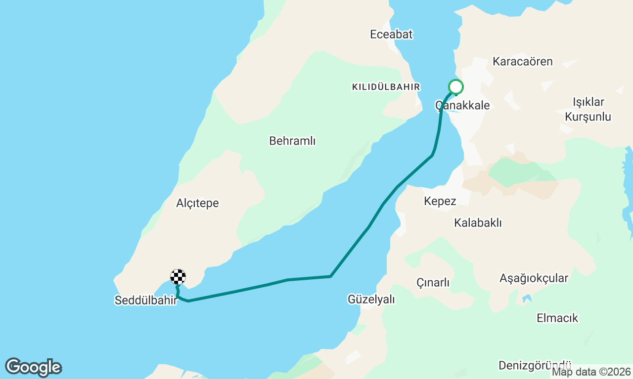 Voyage map