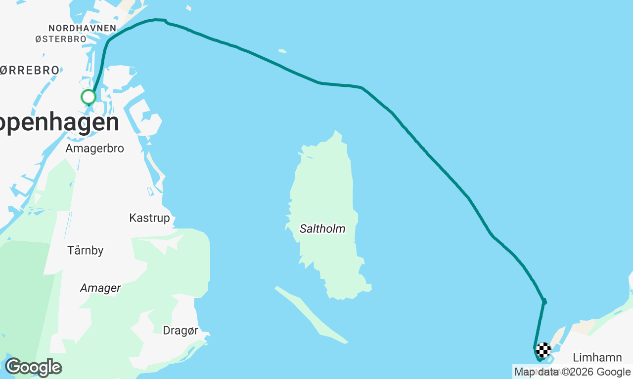 Copenhagen, Denmark to Malmo, Sweden solo