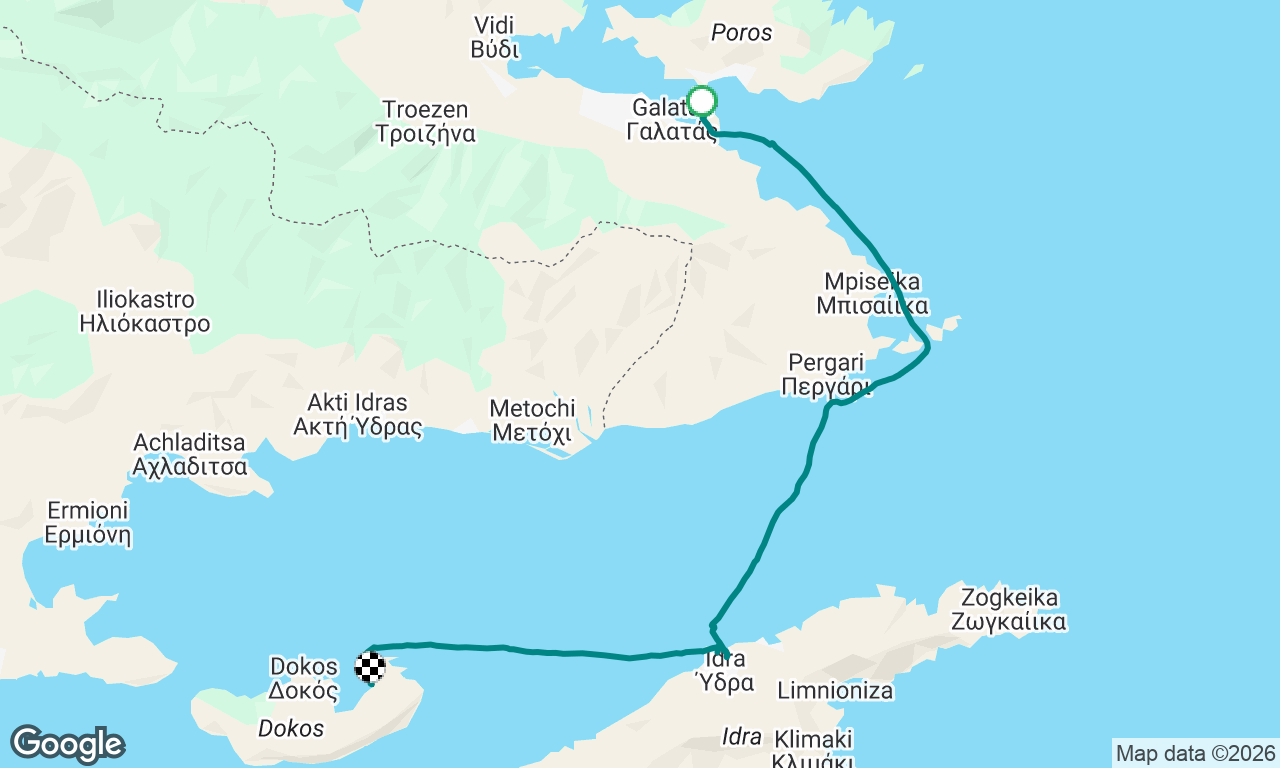 Voyage map