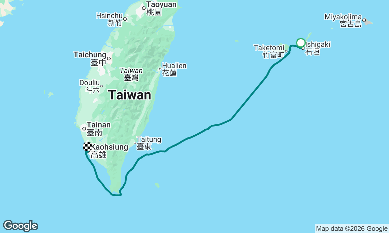 Voyage map