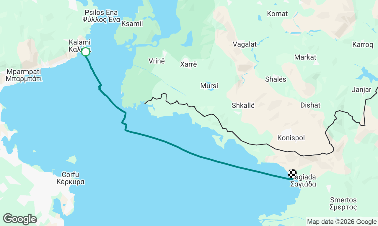 Voyage map