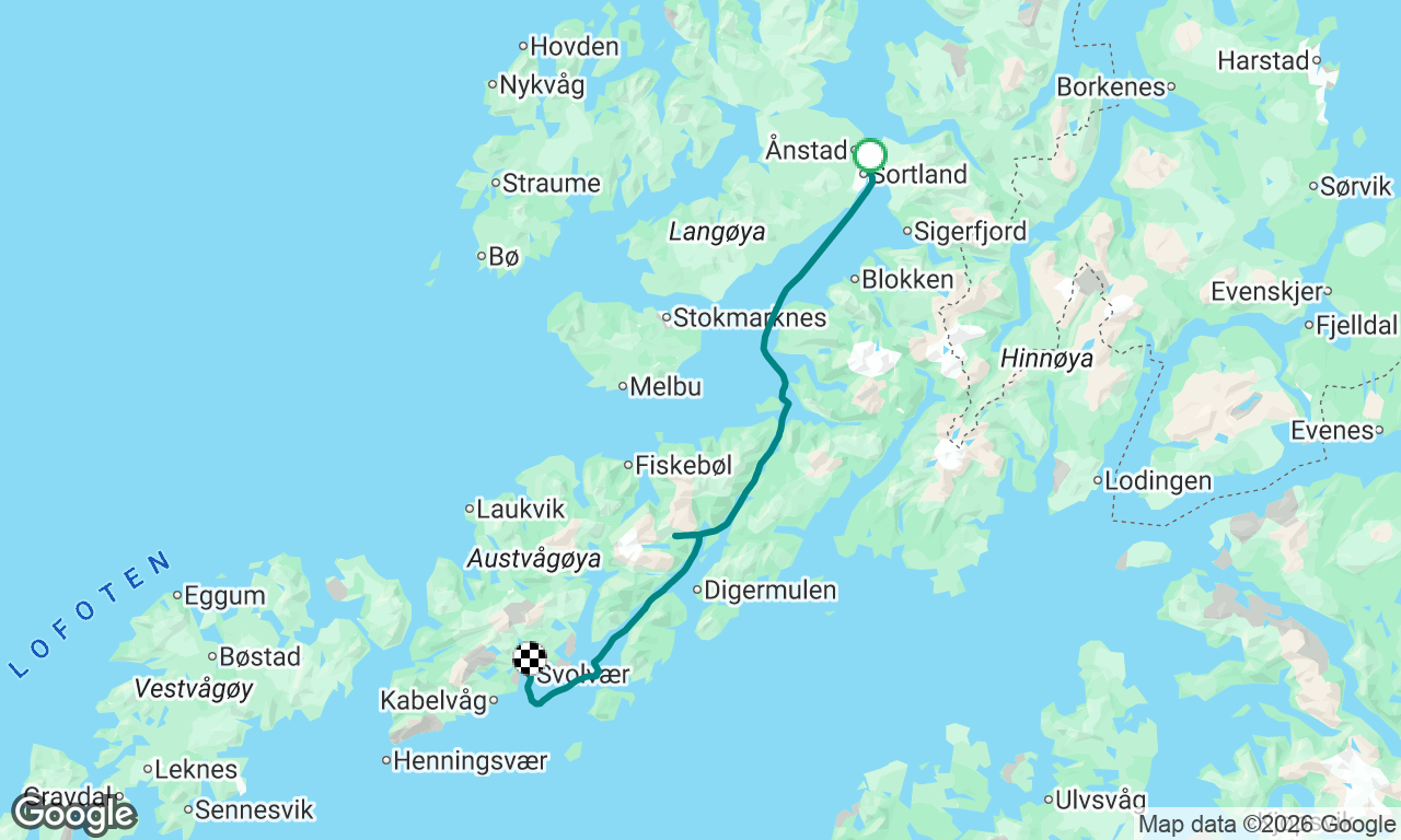 Voyage map