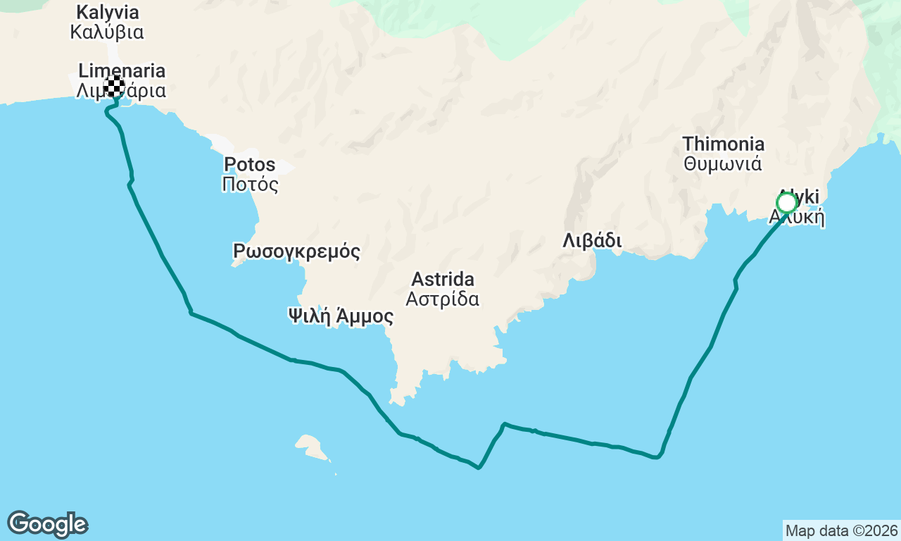 Voyage map
