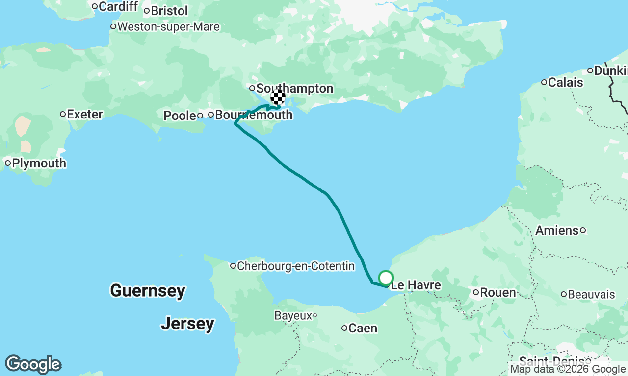 Le Havre to Portsmouth