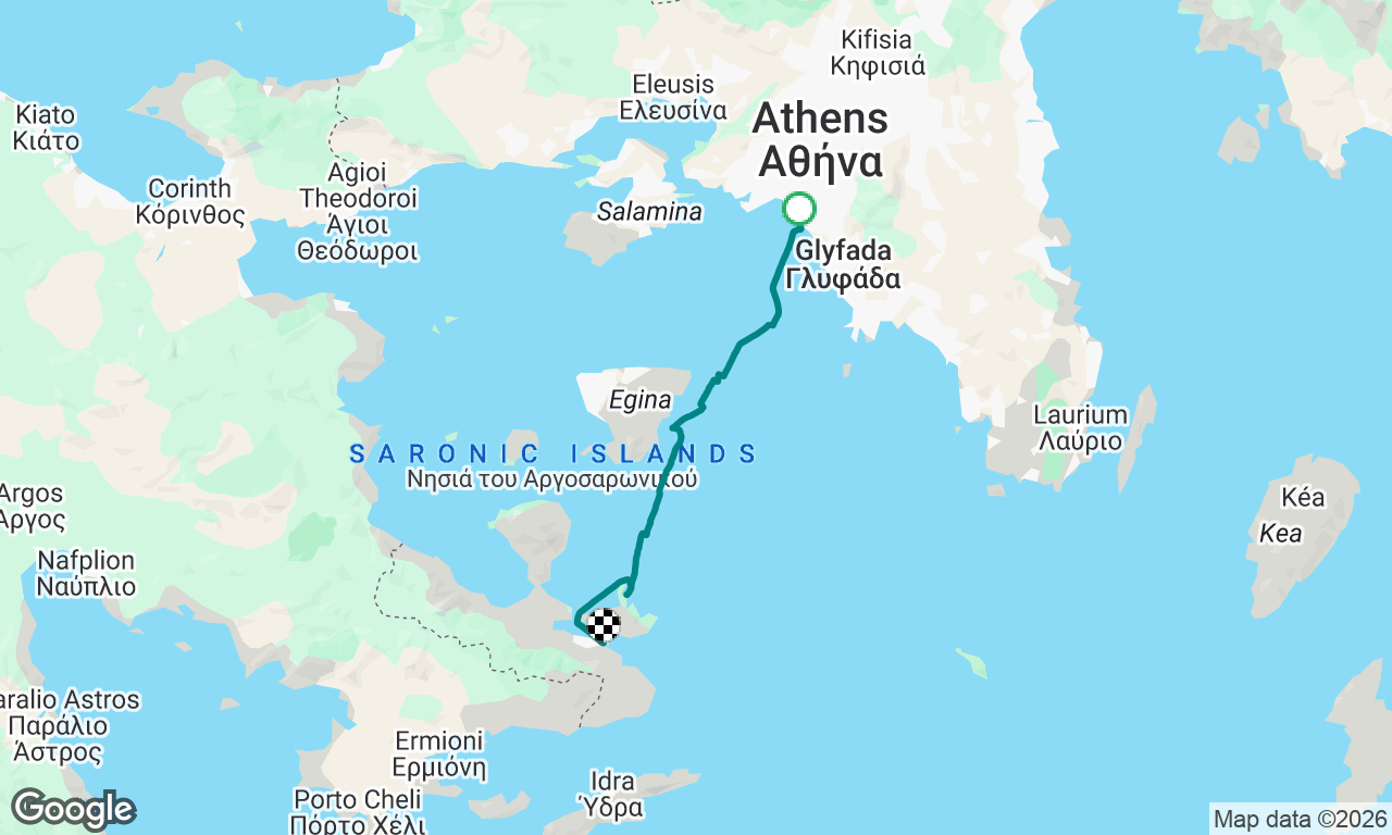 Alimos to Poros
