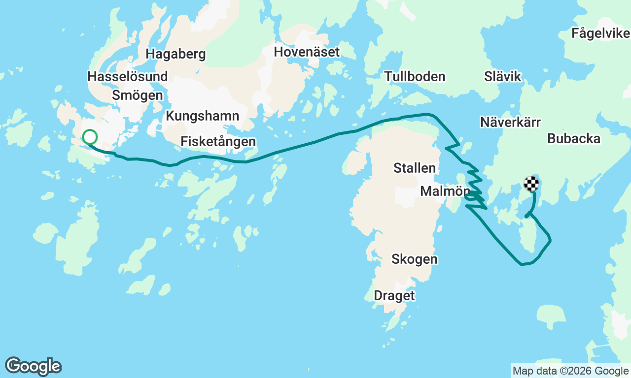 Smögen to Näverkärskilen