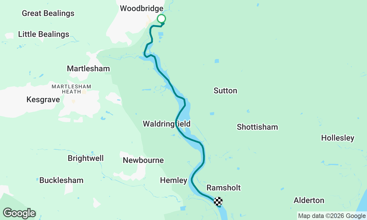 Woodbridge to Ramsholt 