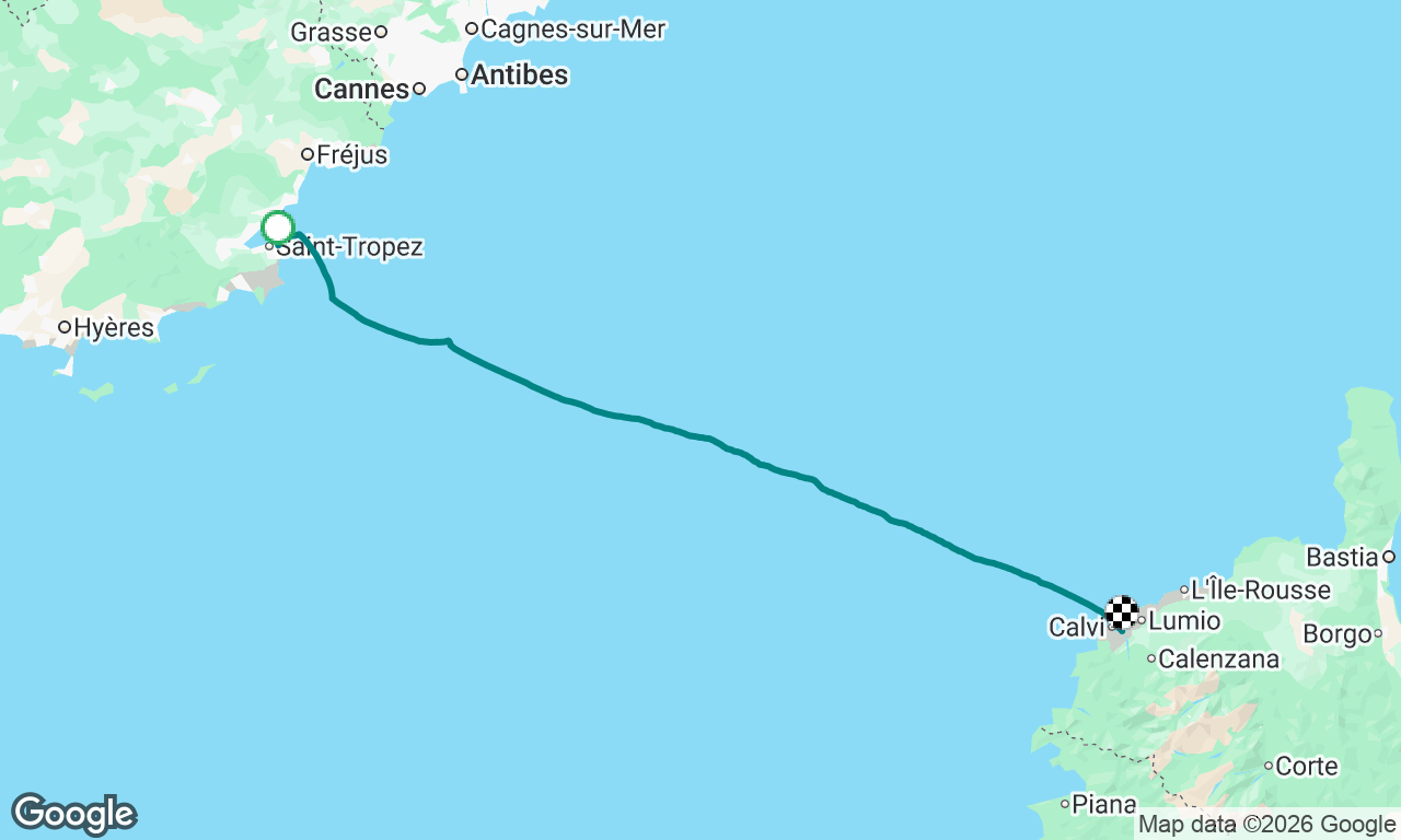 St Tropez to Calvi