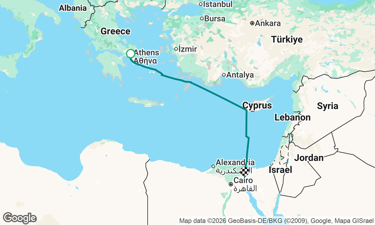 Voyage map