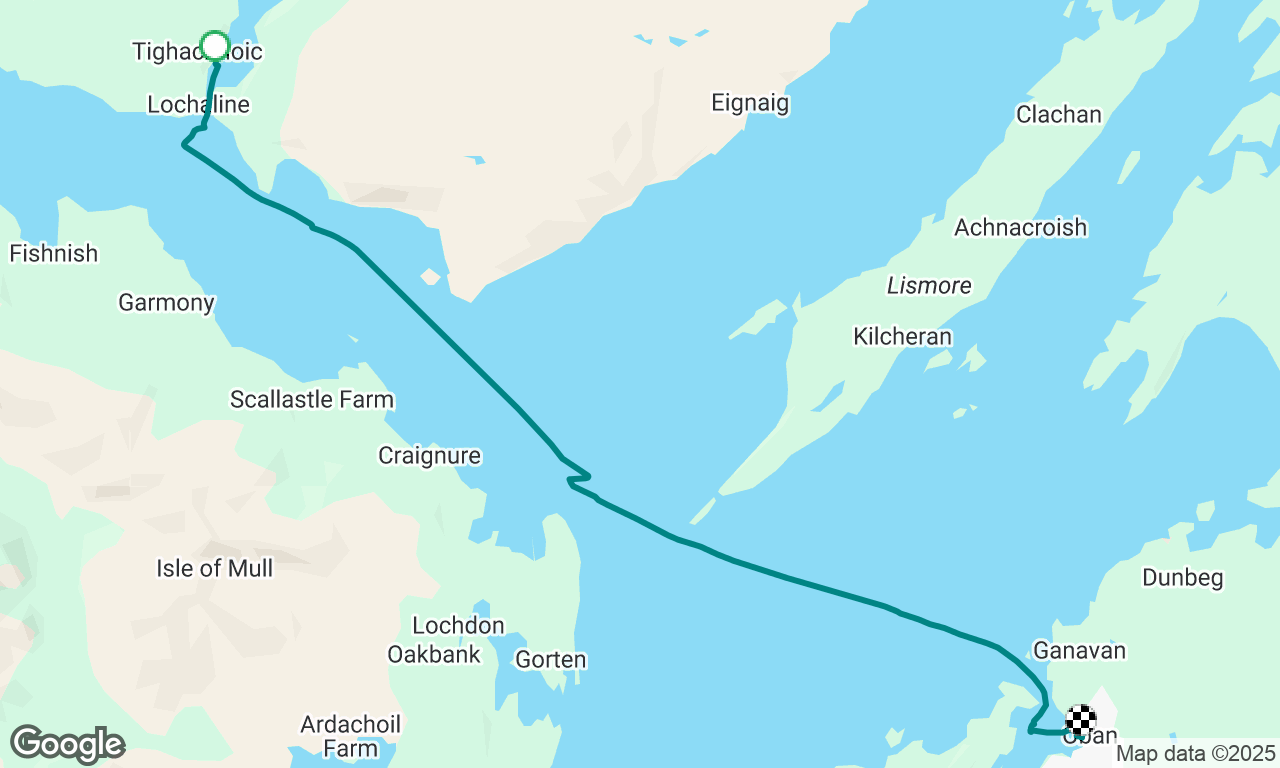 Lochaline to Oban, TWOSC