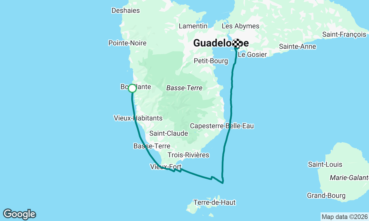 Voyage map