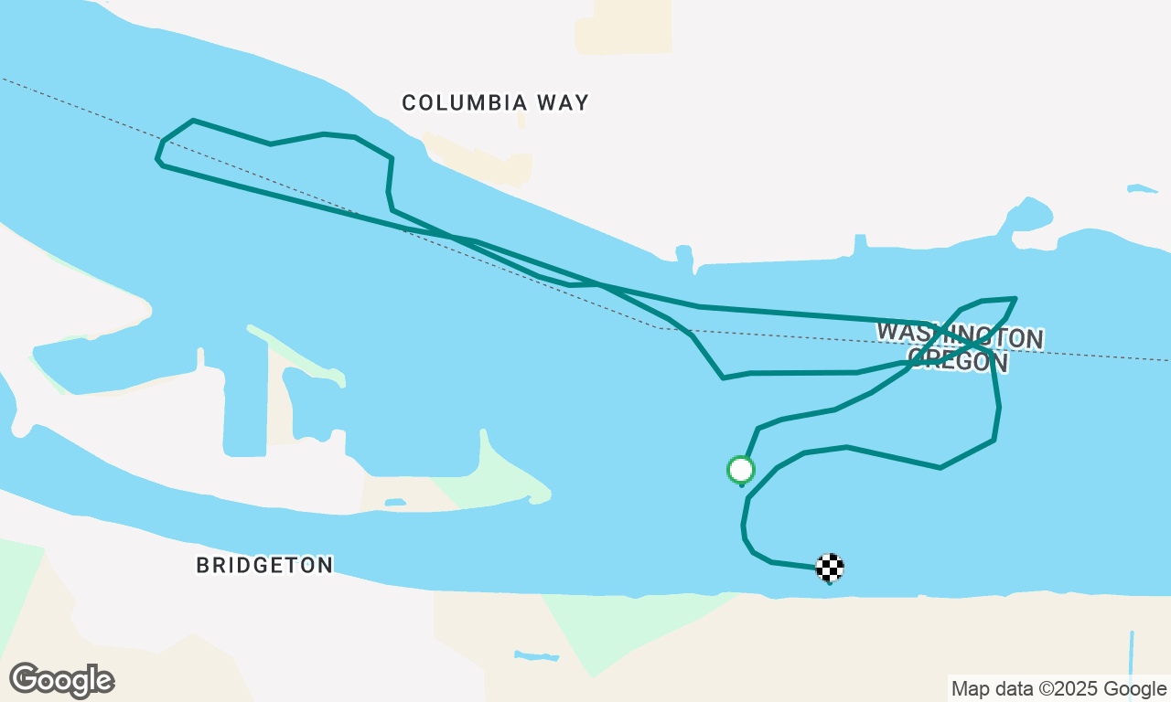 South blowing motorsail