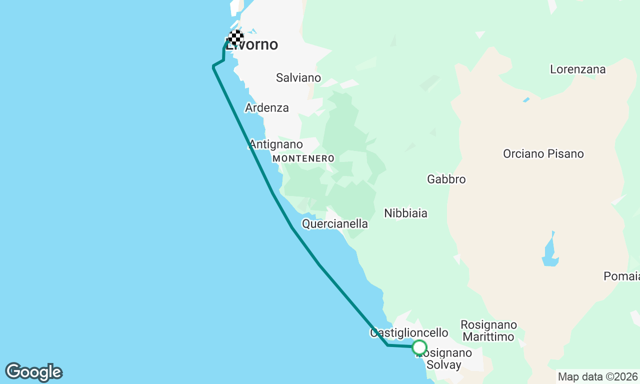 Voyage map