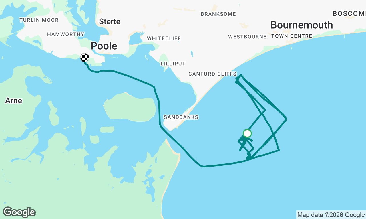 PYRA RNLI Pursuit race on Pogo 8.5