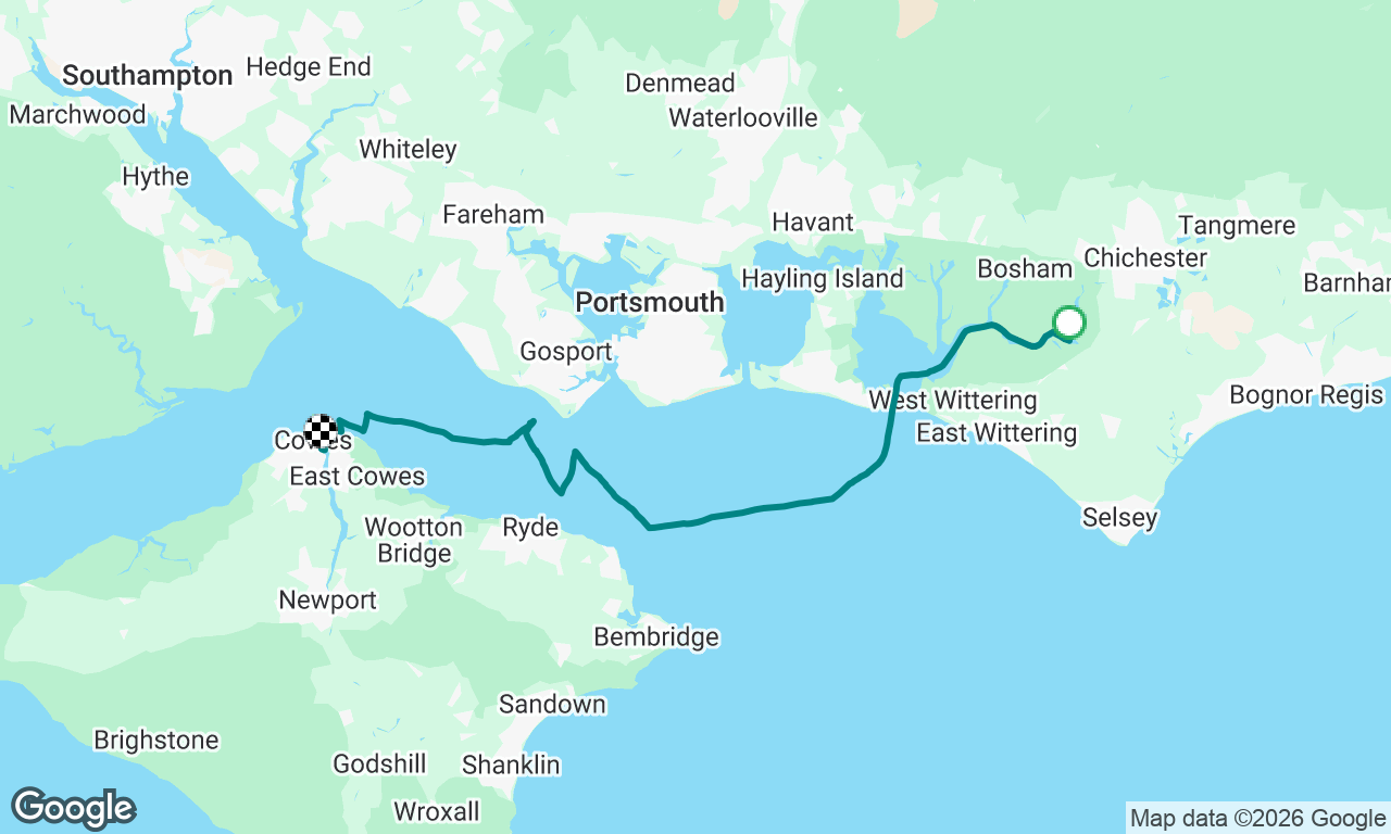 Chichester to Cowes
