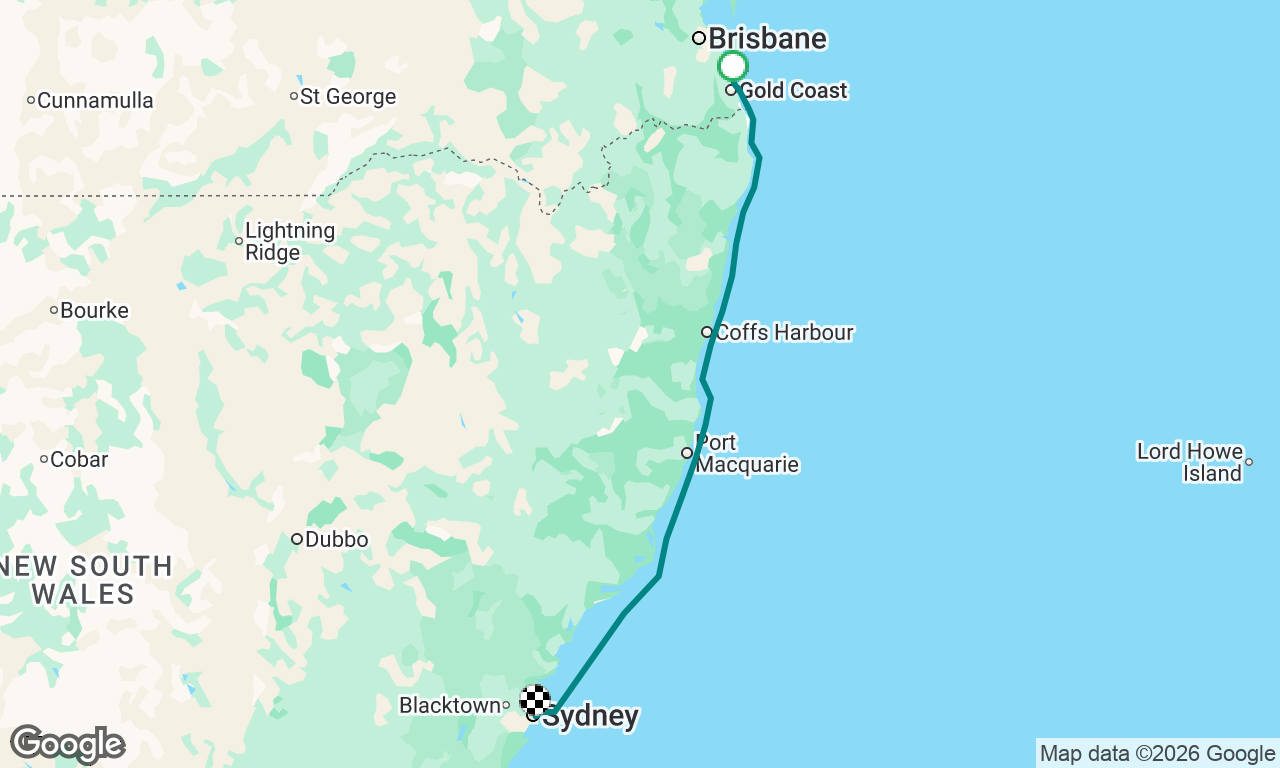 Deliver Marguerite back from Gold Coast to Sydney
