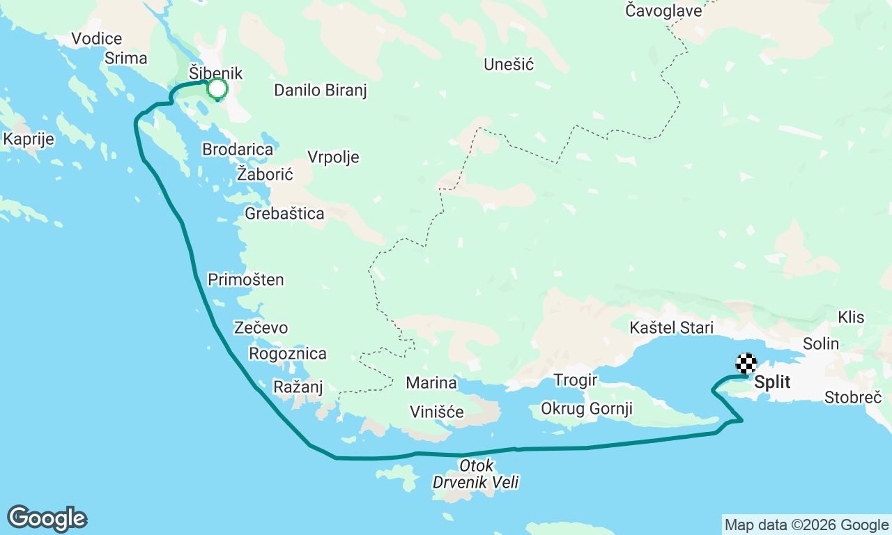 Voyage map